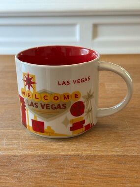 ☕ Starbucks You Are Here Las Vegas Mug 2015 YAH Collection Nevada Strip